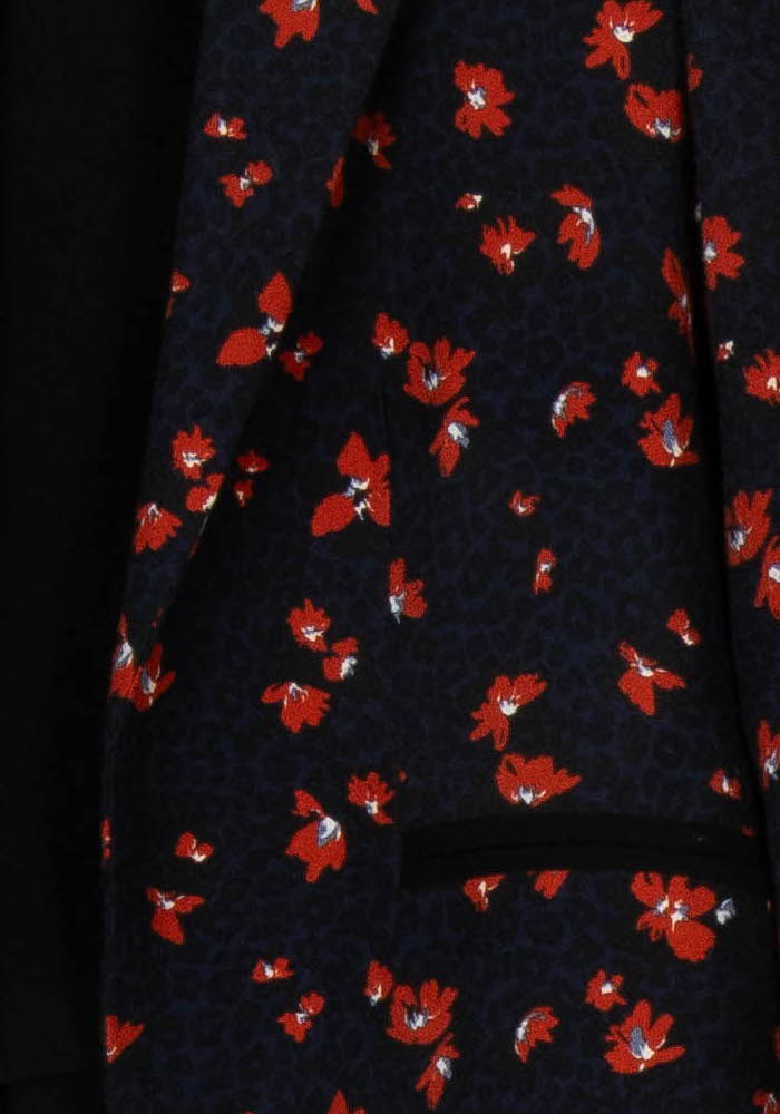 Blazer Bleu Marine et Rouge - Taille M/38 de la marque I.Code | PARAD122497 - Vendu par Paradigme - Image 3