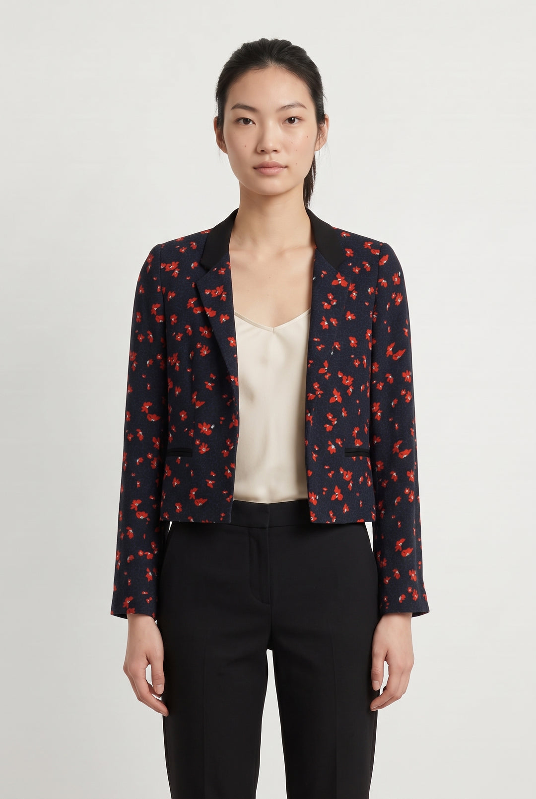 Blazer Bleu Marine et Rouge - Taille M/38 de la marque I.Code | PARAD122497 - Vendu par Paradigme - Image 1