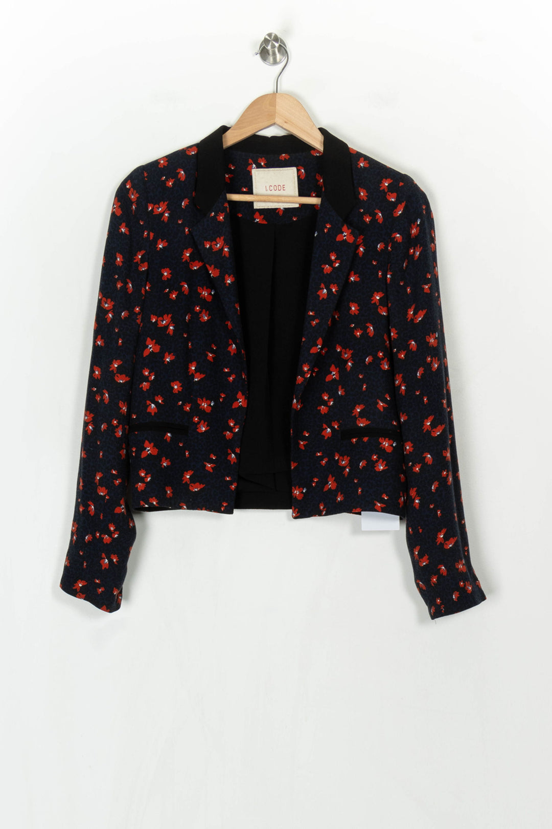 Blazer Bleu Marine et Rouge - Taille M/38 de la marque I.Code | PARAD122497 - Vendu par Paradigme - Image 2