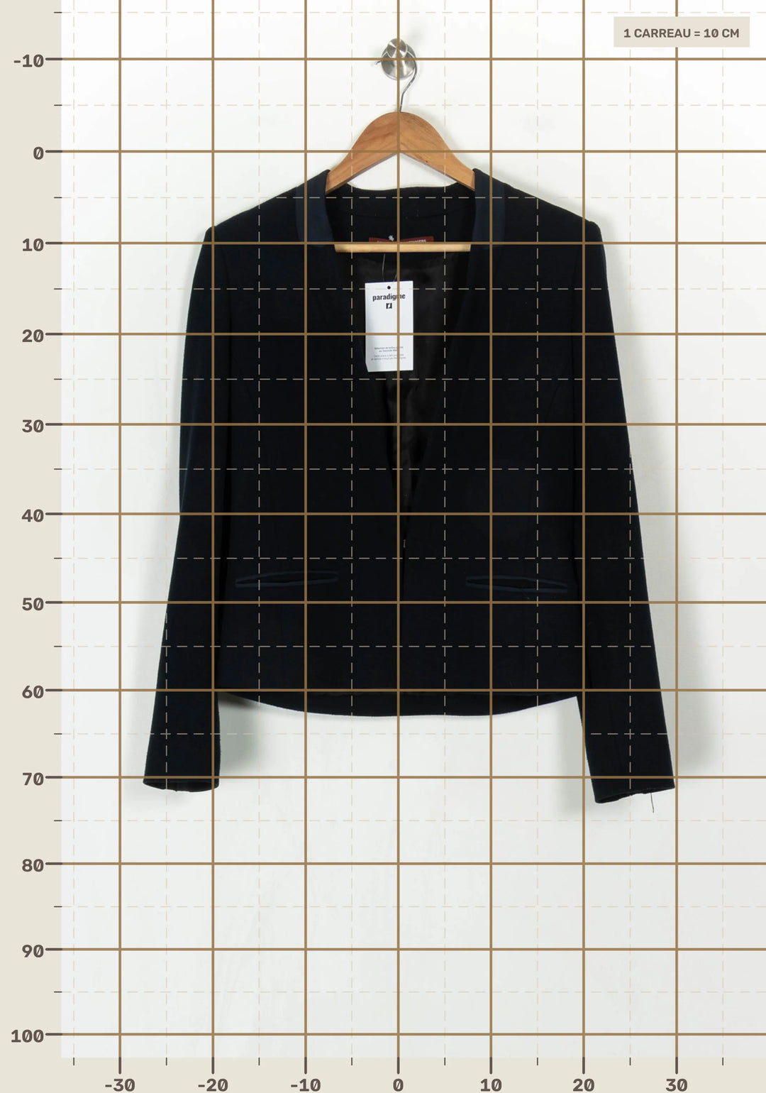 Blazer Bleu - Taille M/38 de la marque Comptoir des Cotonniers | PARAD122499 - Vendu par Paradigme - Image 4