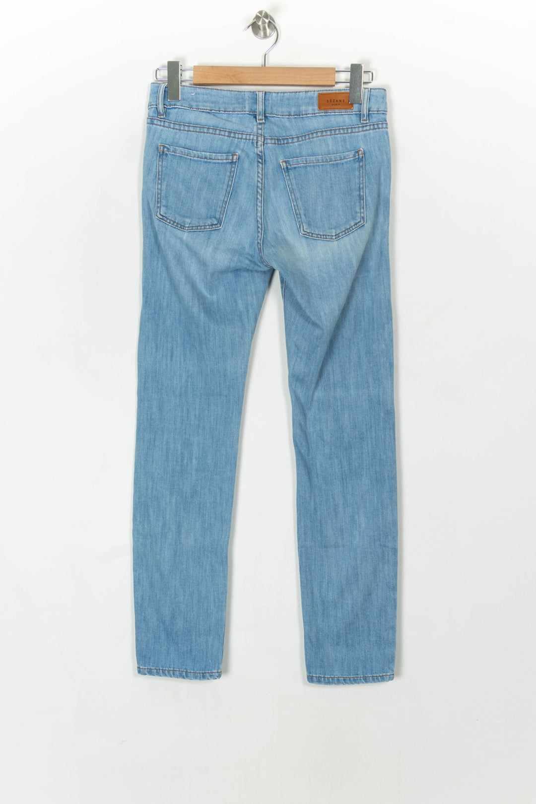 Jean Bleu - Taille S/36 de la marque Sézane | PARAD122501 - Vendu par Paradigme - Image 5