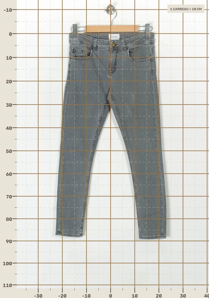 Jean Gris - Taille M/38 de la marque Sézane | PARAD122502 - Vendu par Paradigme - Image 4