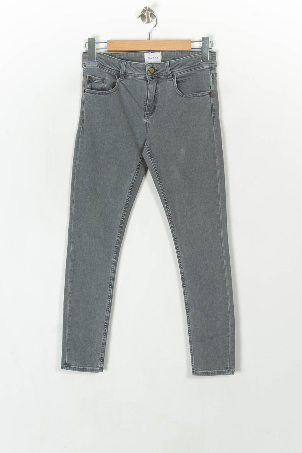 Jean Gris - Taille M/38 de la marque Sézane | PARAD122502 - Vendu par Paradigme - Image 2