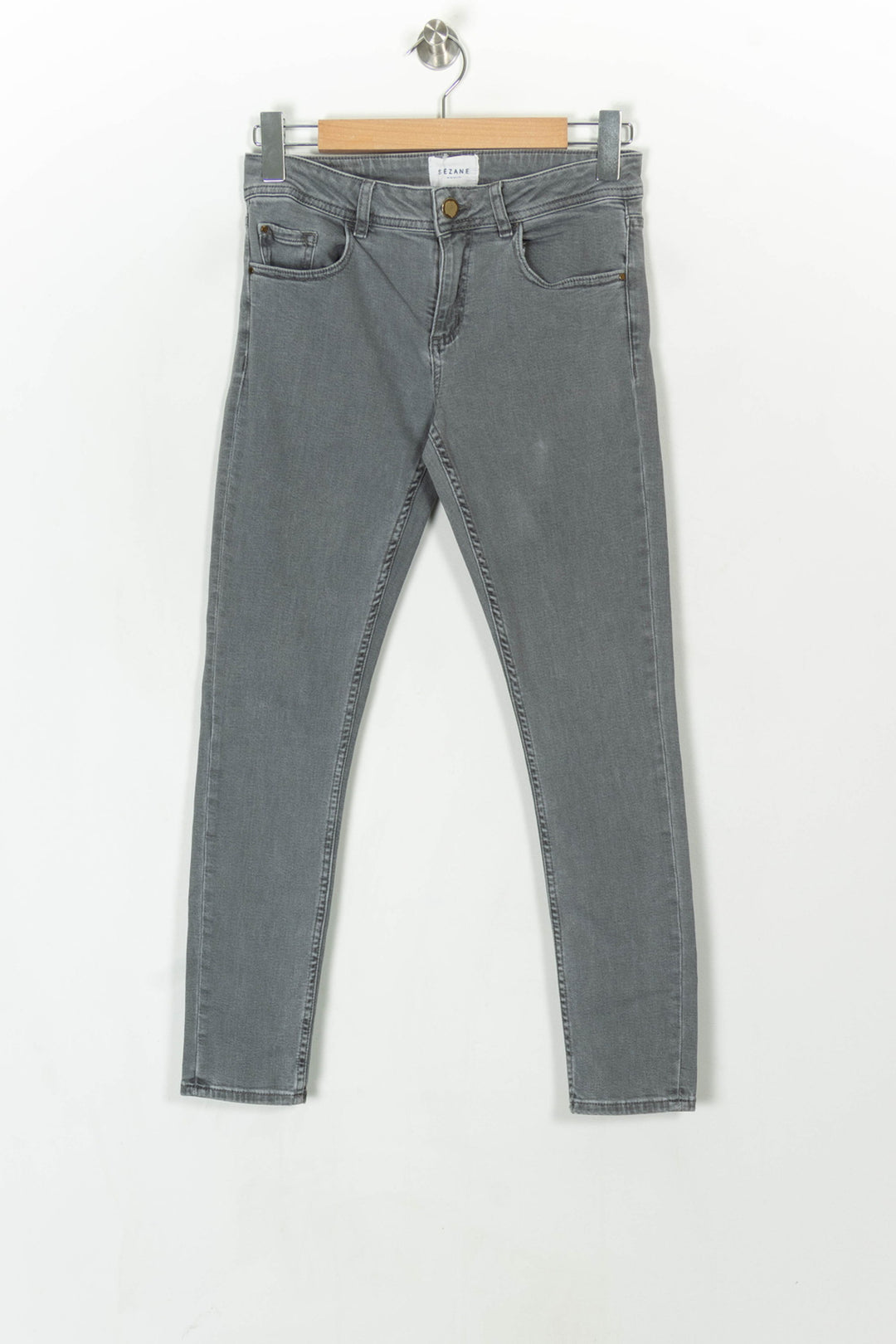 Jean Gris - Taille M/38 de la marque Sézane | PARAD122502 - Vendu par Paradigme - Image 2