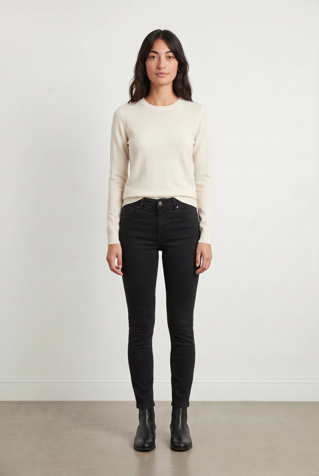 Jean Skinny Noir - Taille M/38 de la marque Sézane | PARAD122503 - Vendu par Paradigme - Image 1