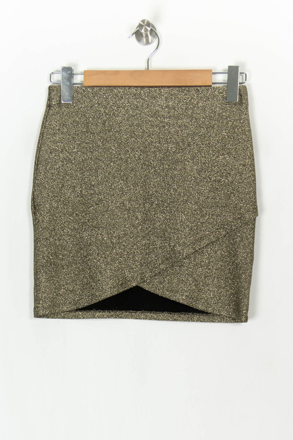 Jupe Portefeuille Dorée - Taille S/36 de la marque Sézane | PARAD122504 - Vendu par Paradigme - Image 2