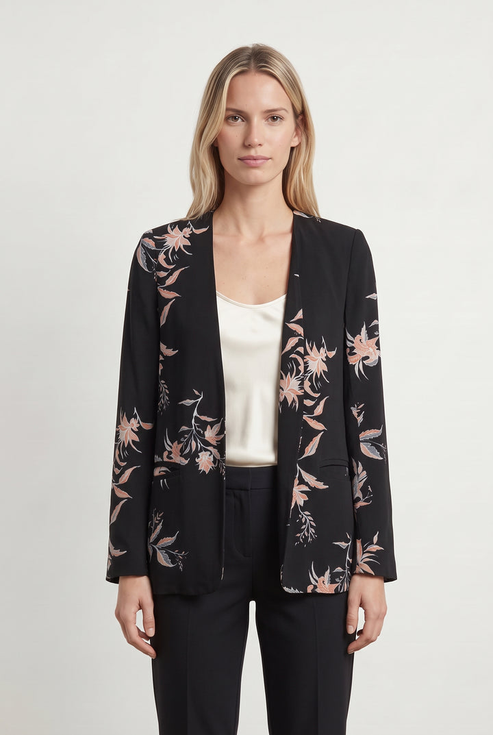 Blazer Noir et Beige - Taille M/38 de la marque IKKS | PARAD122505 - Vendu par Paradigme - Image 1