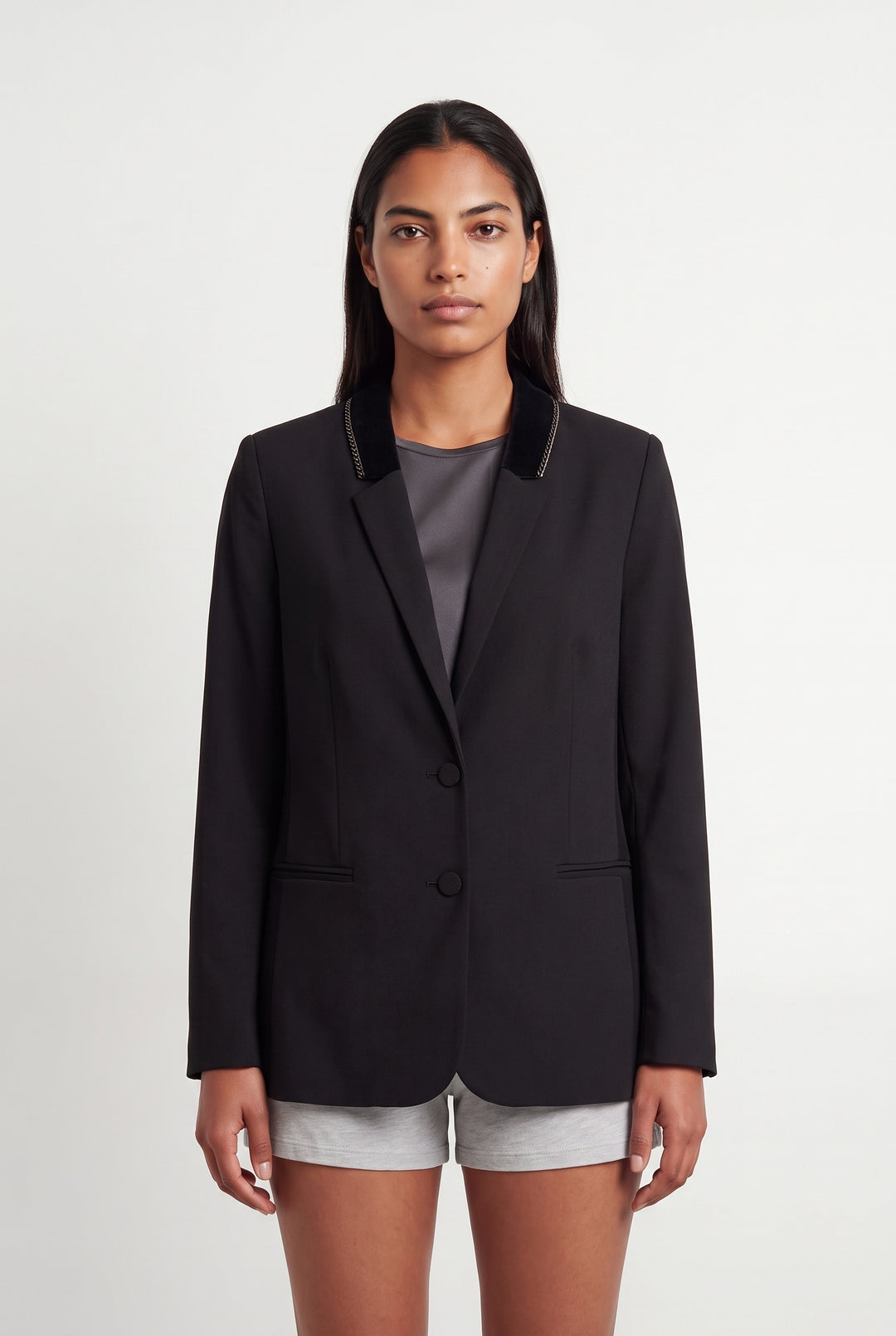 Blazer Noir - Taille L/40 de la marque IKKS | PARAD122506 - Vendu par Paradigme - Image 1