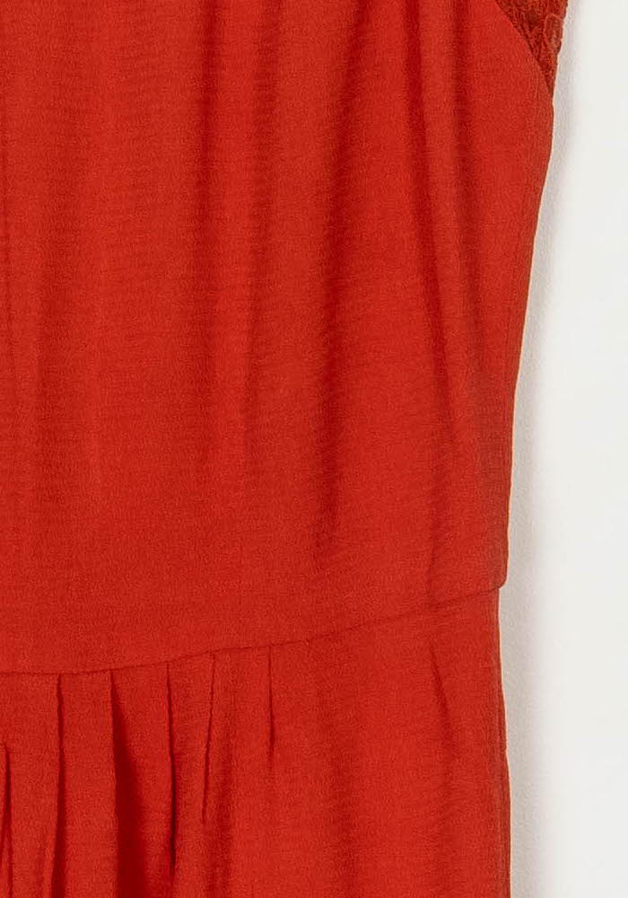 Robe Courte Orange - Taille S/36 de la marque Sessùn | PARAD122507 - Vendu par Paradigme - Image 3