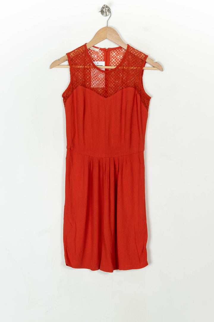 Robe Courte Orange - Taille S/36 de la marque Sessùn | PARAD122507 - Vendu par Paradigme - Image 2