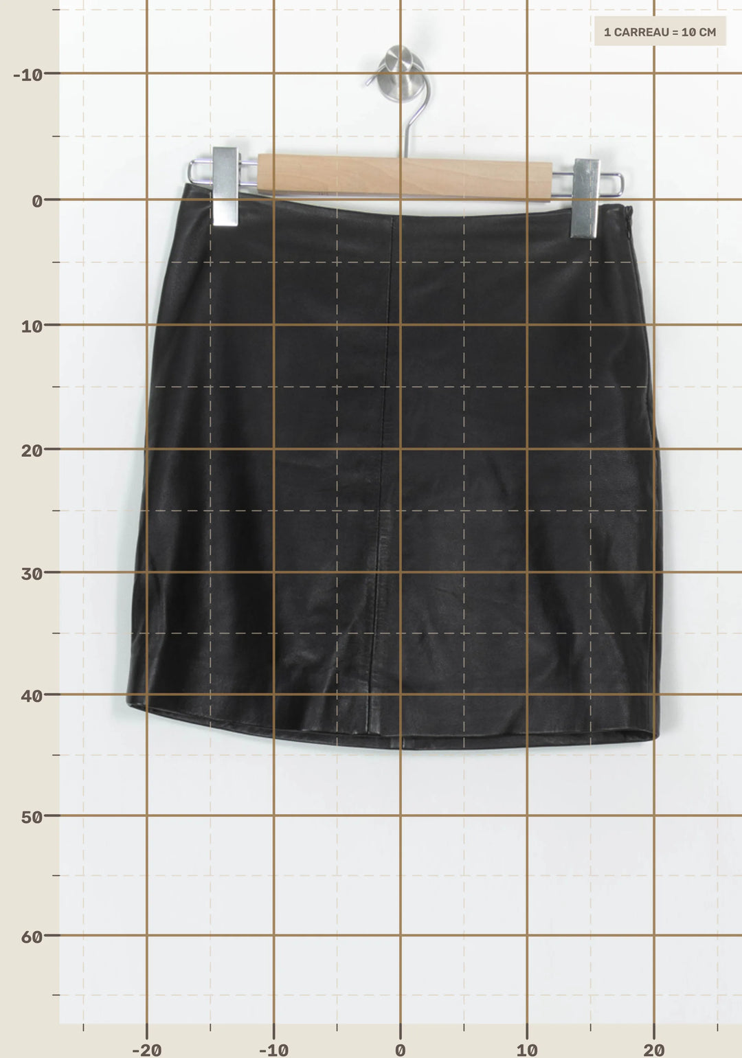 Jupe Courte Noire - Taille S/36 de la marque Kookai | PARAD122511 - Vendu par Paradigme - Image 4