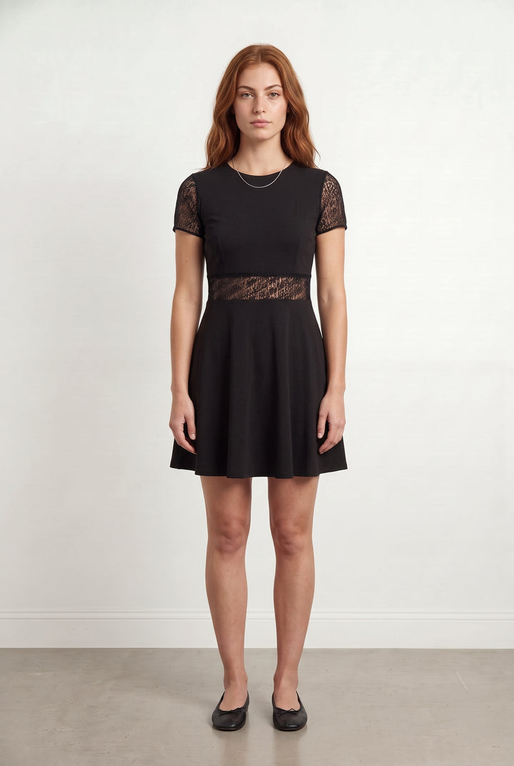 Robe Courte Noire - Taille S/36 de la marque Claudie Pierlot | PARAD122512 - Vendu par Paradigme - Image 1