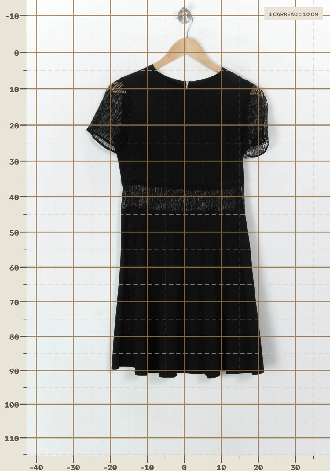 Robe Courte Noire - Taille S/36 de la marque Claudie Pierlot | PARAD122512 - Vendu par Paradigme - Image 4