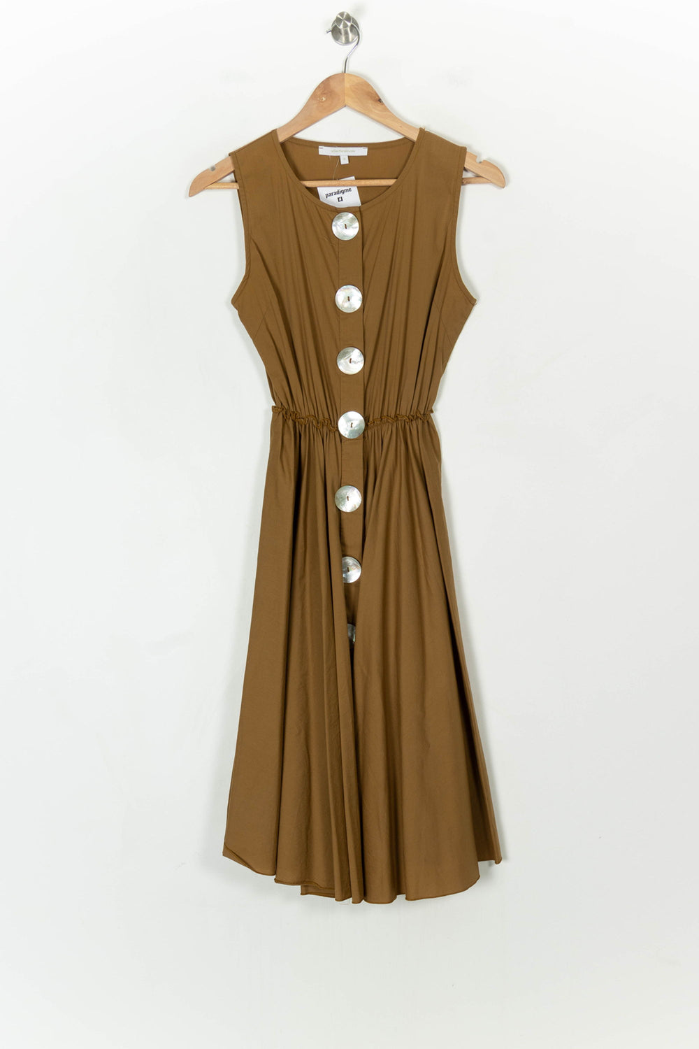 Robe Sans Manches Beige - Taille S/36 de la marque La Fée Maraboutée | PARAD122514 - Vendu par Paradigme - Image 2