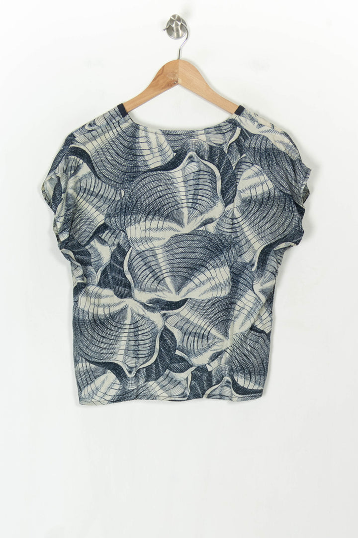 Blouse Bleu et Blanc - Taille XS/34 de la marque La Fée Maraboutée | PARAD122515 - Vendu par Paradigme - Image 5