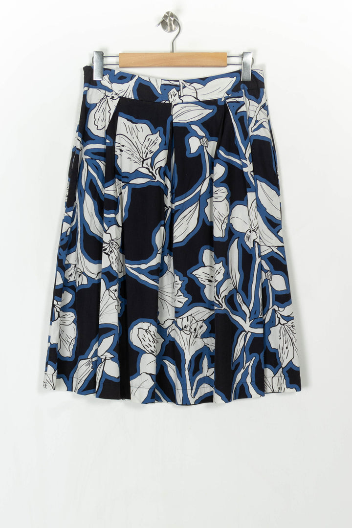 Jupe Plissée Noire et Bleue - Taille XL/42 de la marque La Fée Maraboutée | PARAD122519 - Vendu par Paradigme - Image 5