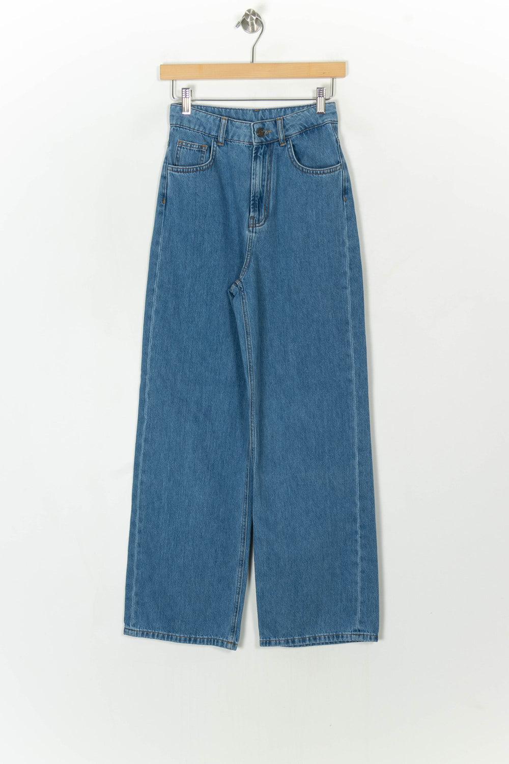 Jean Large Bleu - Taille XS/34 de la marque Vanessa Bruno | PARAD122531 - Vendu par Paradigme - Image 2