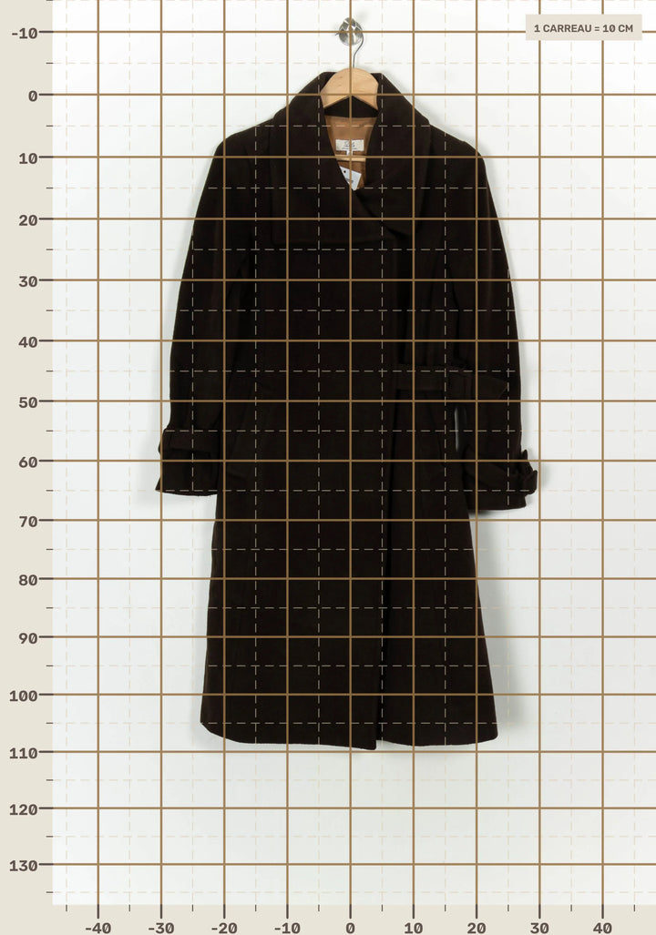 Trench Marron - Taille L/40 de la marque Gerard Darel | PARAD122537 - Vendu par Paradigme - Image 4