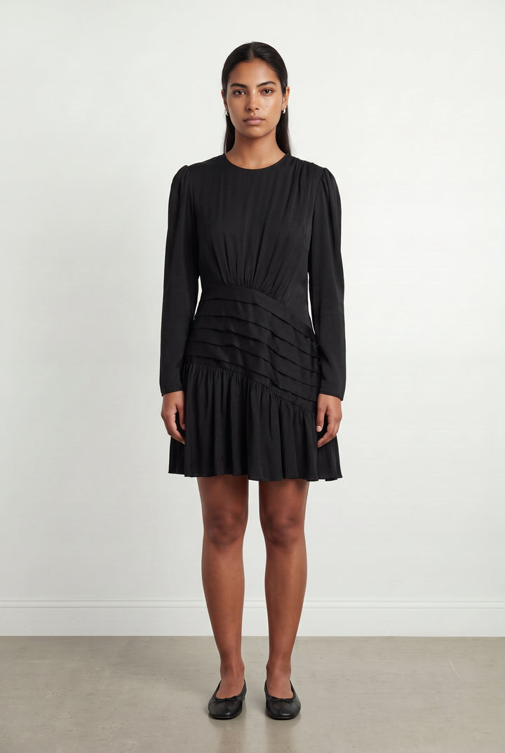 Robe Courte Noire - Taille L/40 de la marque Sandro | PARAD122540 - Vendu par Paradigme - Image 1