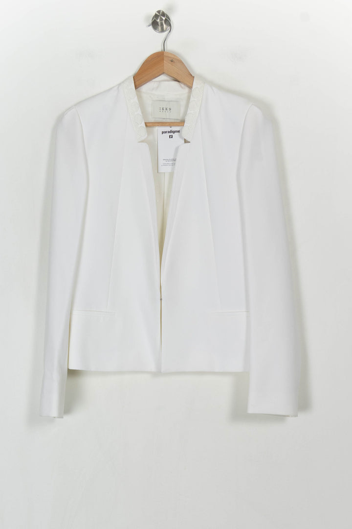 Veste Blanche - Taille M/38 de la marque IKKS | PARAD122546 - Vendu par Paradigme - Image 2