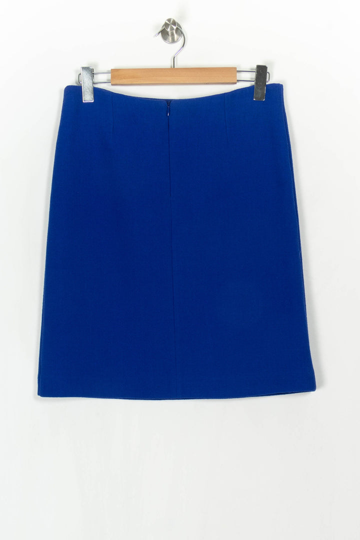 Jupe Droite Bleue - Taille L/40 de la marque Weill | PARAD122547 - Vendu par Paradigme - Image 5