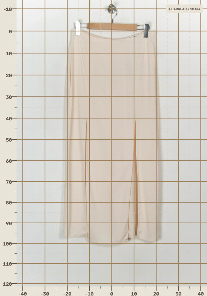 Jupe Longue Beige - Taille L/40 de la marque IRO | PARAD122548 - Vendu par Paradigme - Image 4