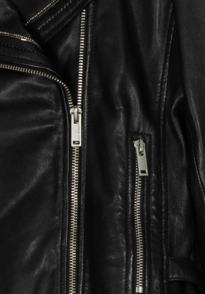 Blouson Motard Noir - Taille M/38 de la marque IKKS | PARAD122550 - Vendu par Paradigme - Image 3