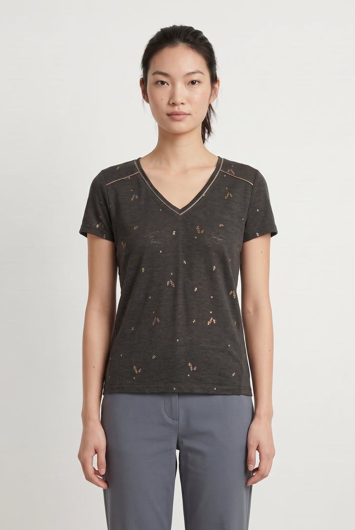 Tee-shirt Gris - Taille S/36 de la marque Grace &amp; Mila | PARAD122551 - Vendu par Paradigme - Image 1