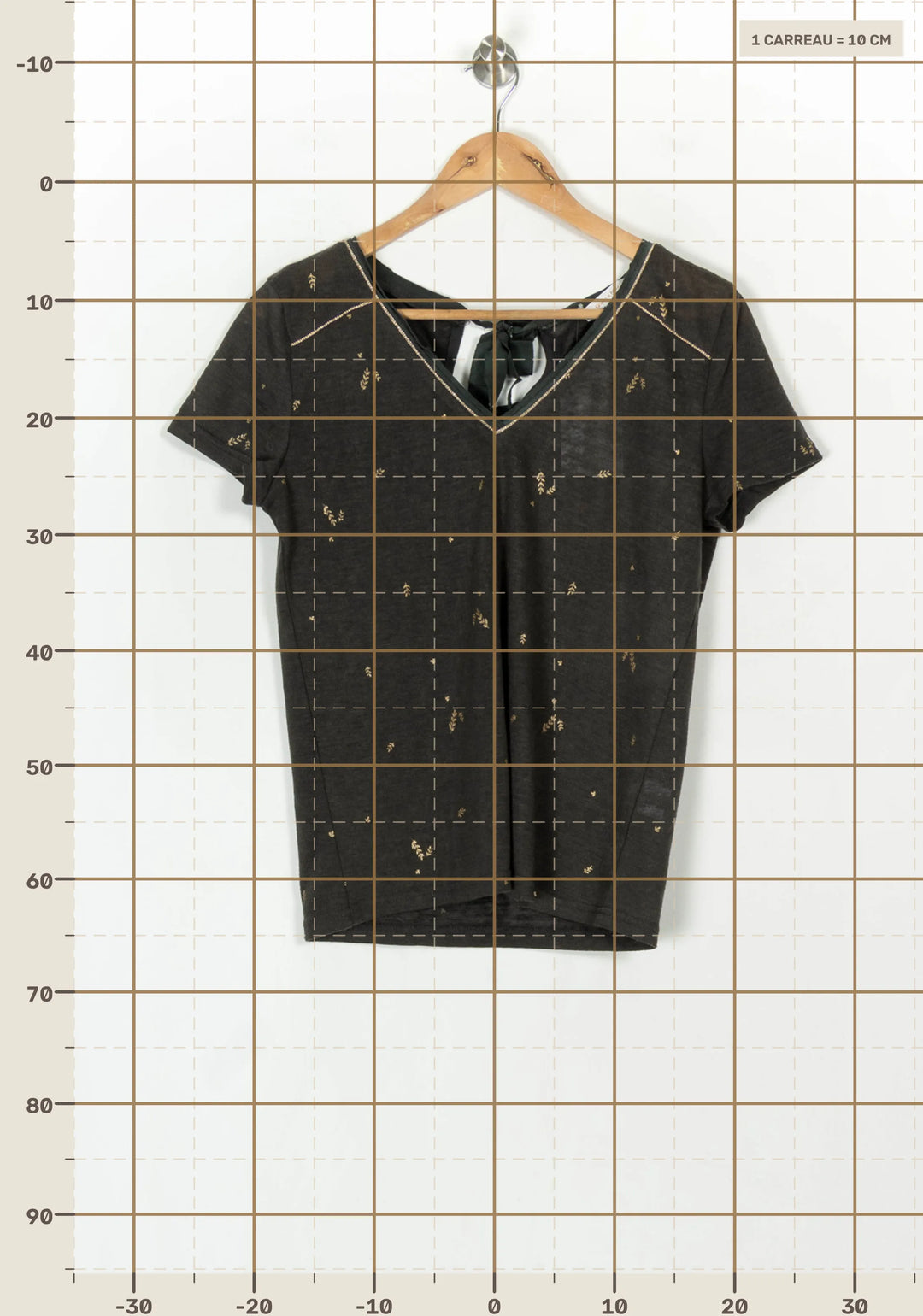 Tee-shirt Gris - Taille S/36 de la marque Grace &amp; Mila | PARAD122551 - Vendu par Paradigme - Image 4