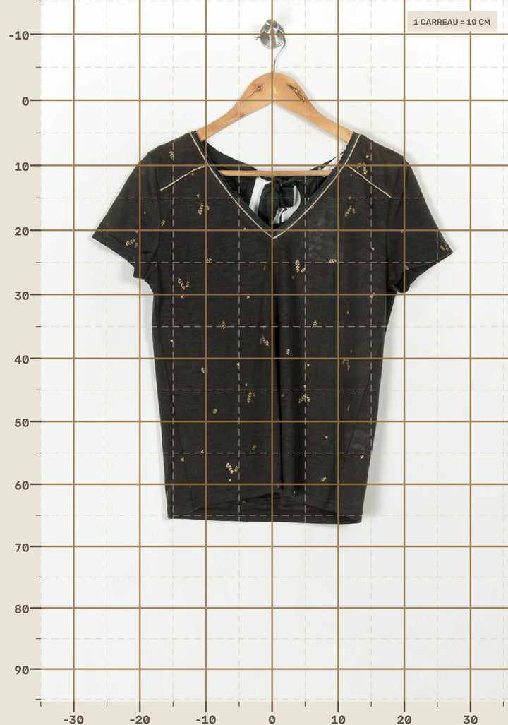 Tee-shirt Gris - Taille S/36 de la marque Grace &amp; Mila | PARAD122551 - Vendu par Paradigme - Image 4