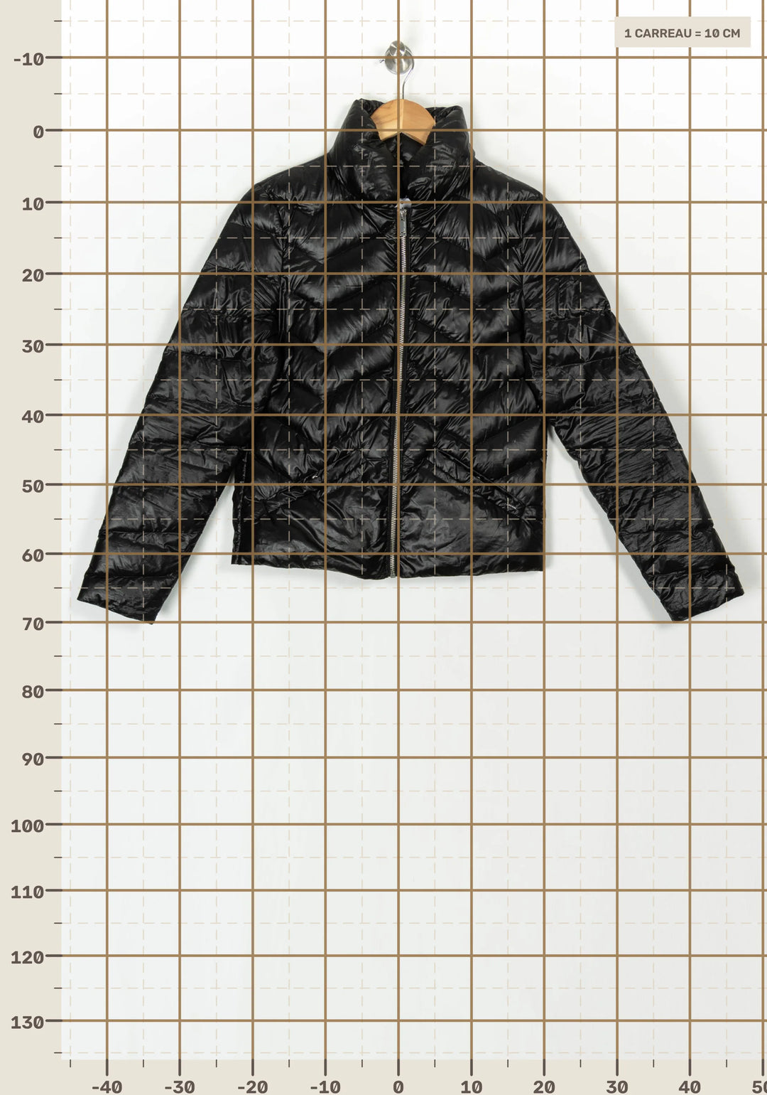 Doudoune Noire - Taille M/38 de la marque IKKS | PARAD122552 - Vendu par Paradigme - Image 4