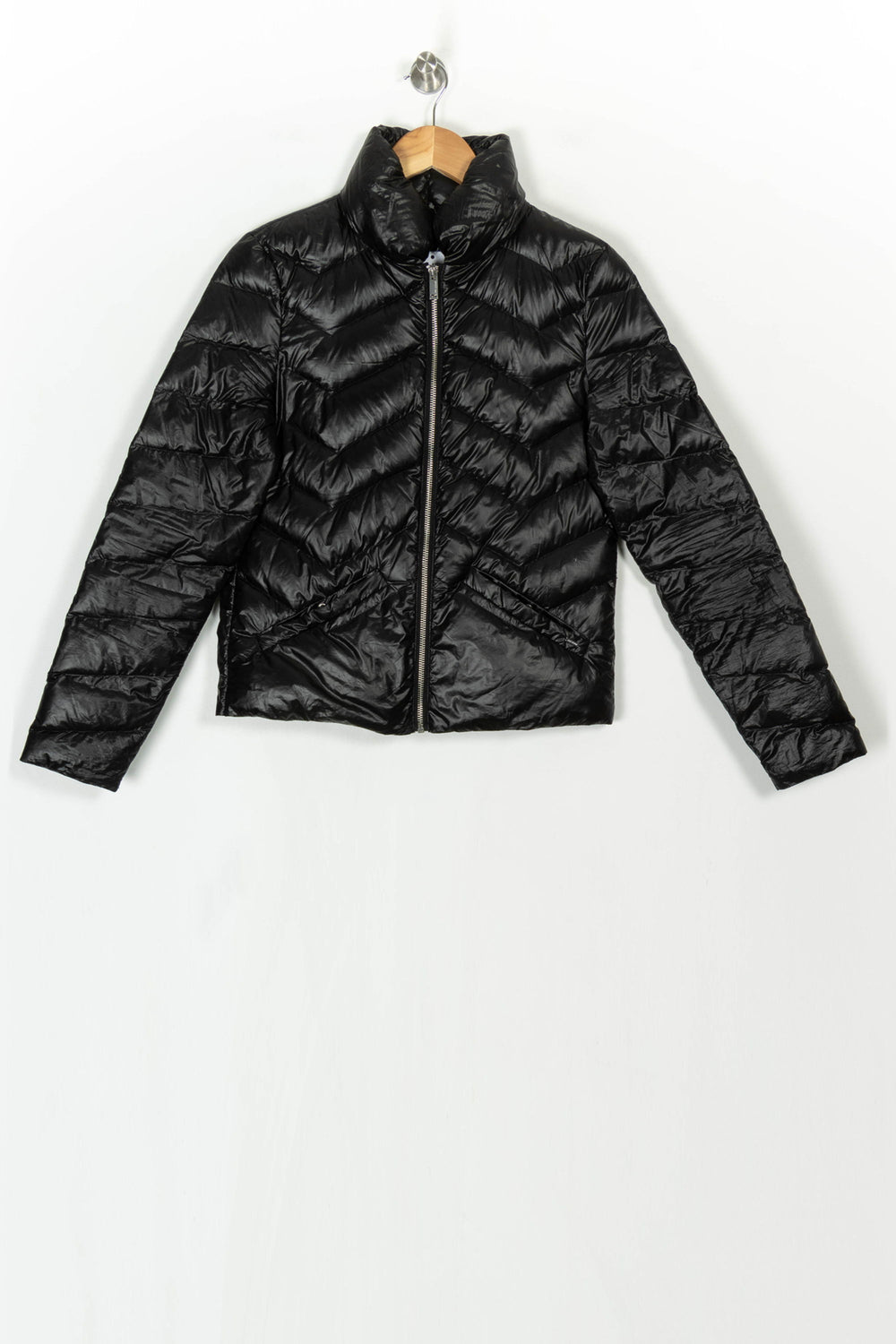 Doudoune Noire - Taille M/38 de la marque IKKS | PARAD122552 - Vendu par Paradigme - Image 2