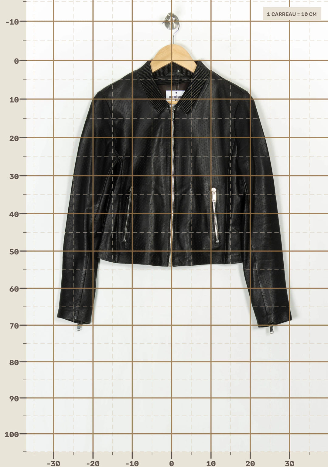 Blouson Noir - Taille M/38 de la marque IKKS | PARAD122554 - Vendu par Paradigme - Image 4