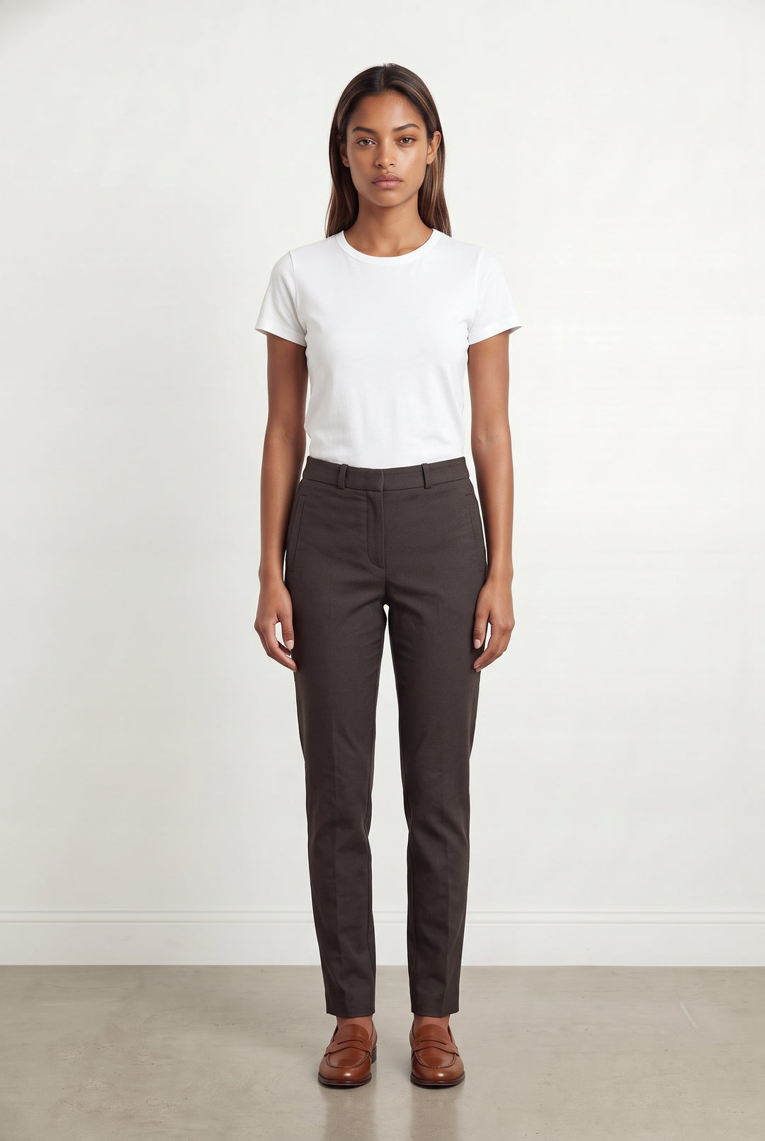 Pantalon Marron - Taille XS/34 de la marque Joseph | PARAD122557 - Vendu par Paradigme - Image 1