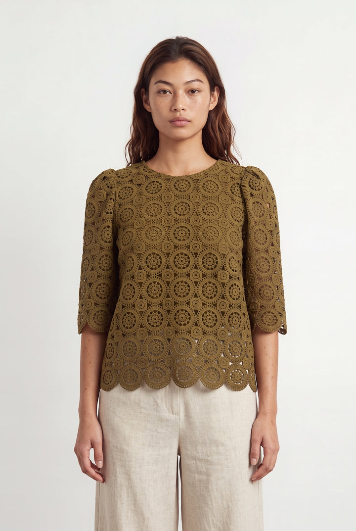 Blouse Verte - Taille M/38 de la marque La Petite Etoile | PARAD122558 - Vendu par Paradigme - Image 1