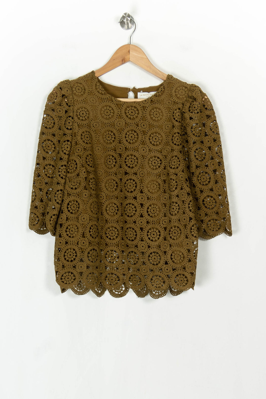 Blouse Verte - Taille M/38 de la marque La Petite Etoile | PARAD122558 - Vendu par Paradigme - Image 2