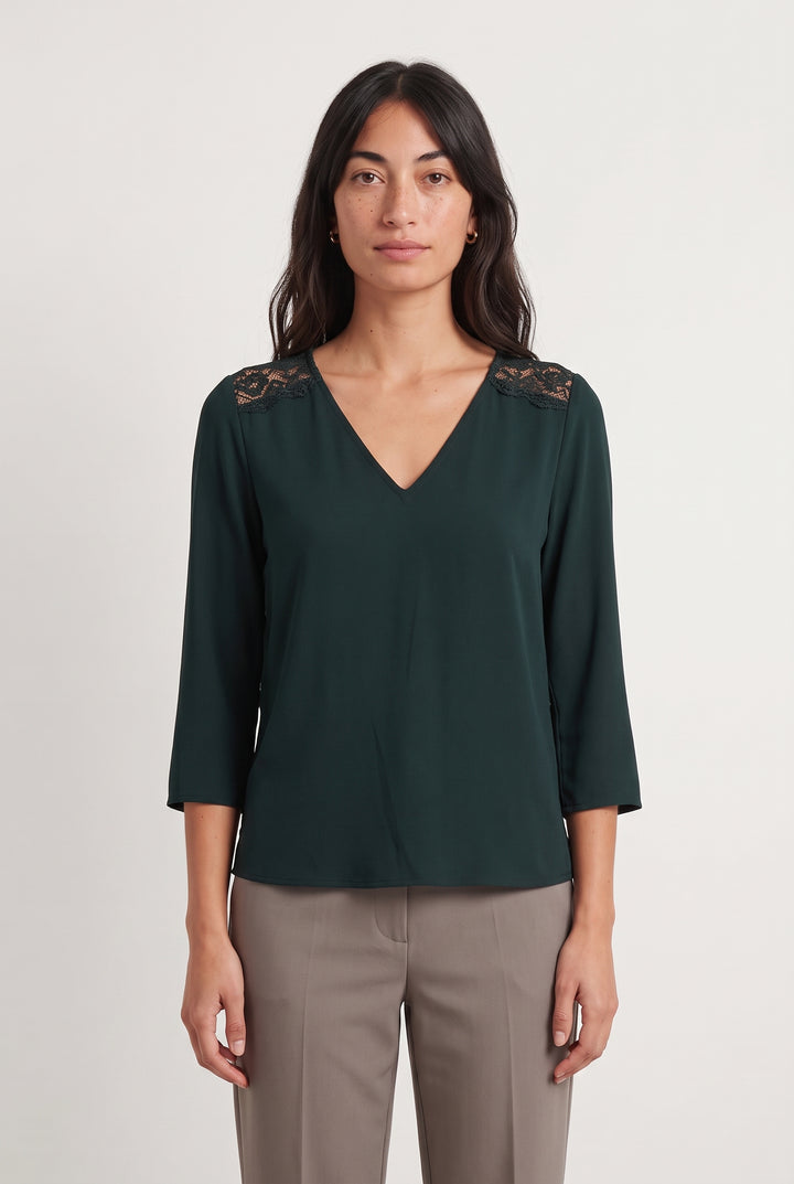 Blouse Verte - Taille M/38 de la marque La Petite Etoile | PARAD122559 - Vendu par Paradigme - Image 1