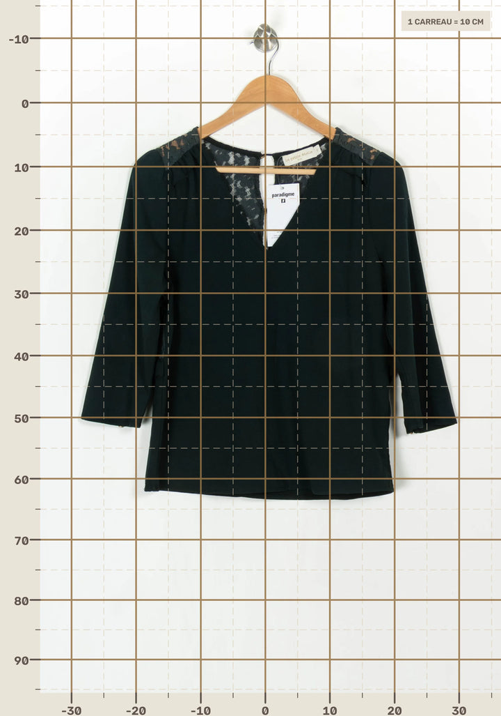 Blouse Verte - Taille M/38 de la marque La Petite Etoile | PARAD122559 - Vendu par Paradigme - Image 4