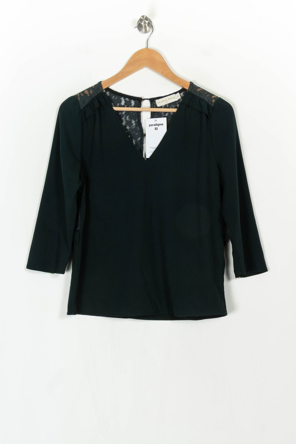 Blouse Verte - Taille M/38 de la marque La Petite Etoile | PARAD122559 - Vendu par Paradigme - Image 2