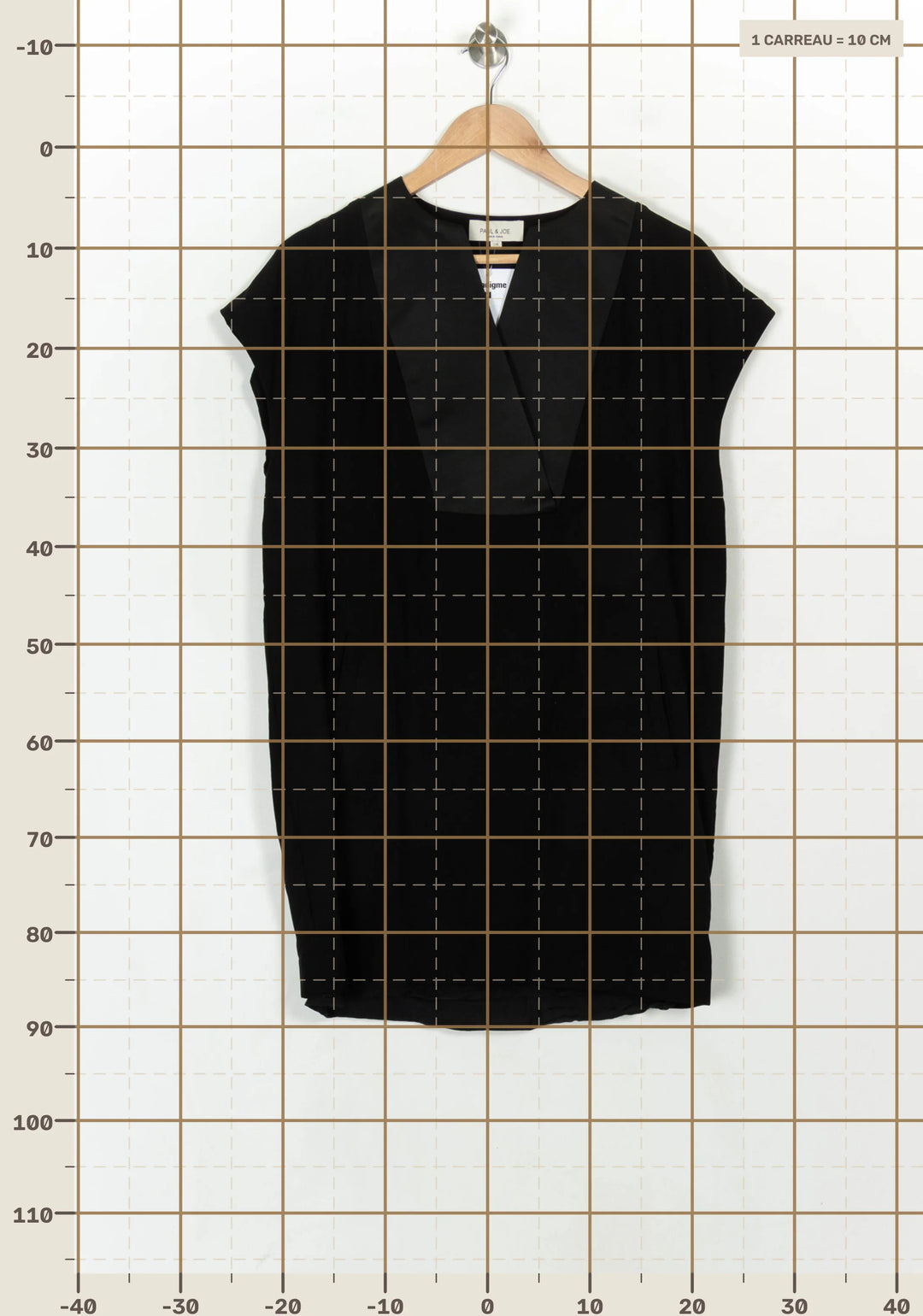 Robe Midi Noire - Taille S/36 de la marque Paul &amp; Joe | PARAD122560 - Vendu par Paradigme - Image 4