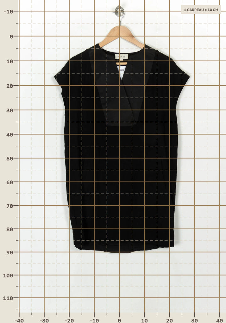 Robe Midi Noire - Taille S/36 de la marque Paul &amp; Joe | PARAD122560 - Vendu par Paradigme - Image 4