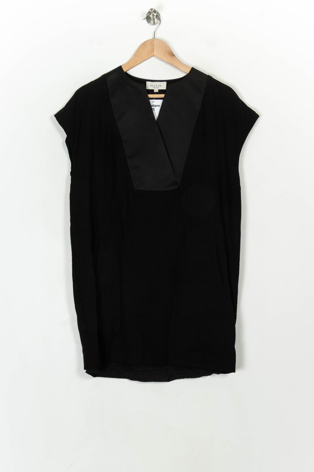 Robe Midi Noire - Taille S/36 de la marque Paul & Joe | PARAD122560 - Vendu par Paradigme - Image 2
