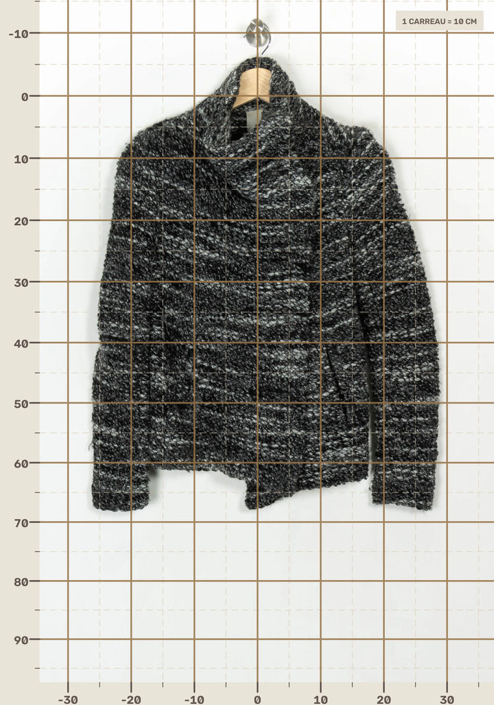 Veste Grise et Noire - Taille L/40 de la marque IRO | PARAD122563 - Vendu par Paradigme - Image 4