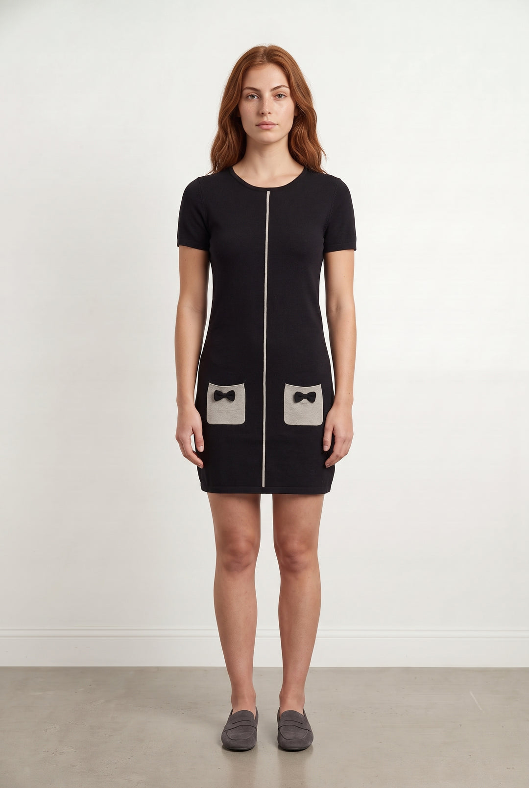 Robe Courte Noire et Grise - Taille S/36 de la marque Marie Sixtine | PARAD122565 - Vendu par Paradigme - Image 1