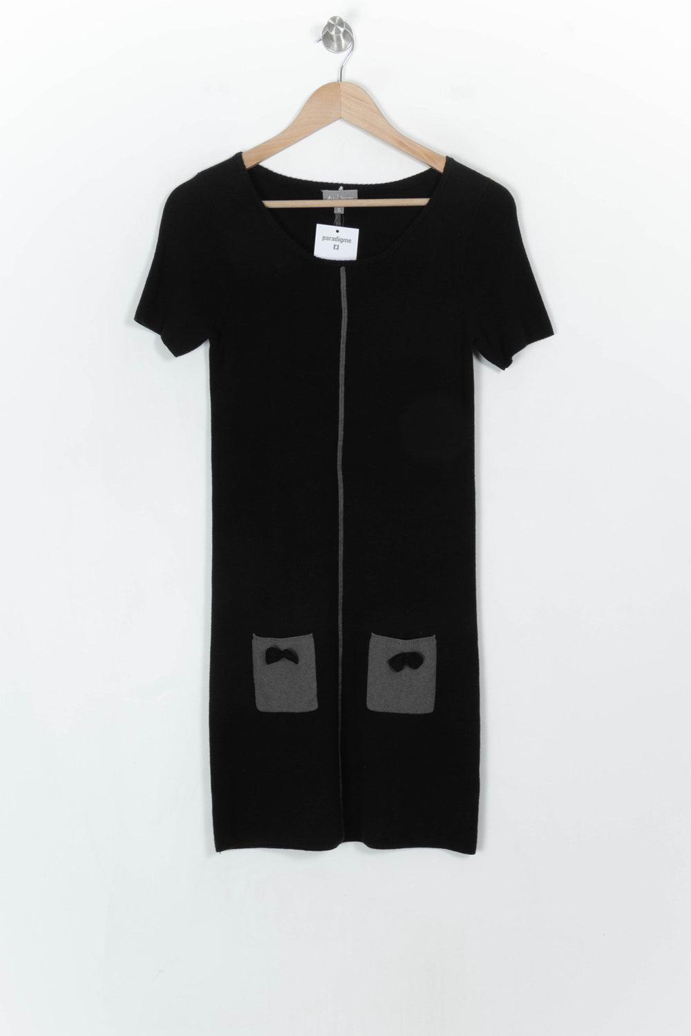 Robe Courte Noire et Grise - Taille S/36 de la marque Marie Sixtine | PARAD122565 - Vendu par Paradigme - Image 2