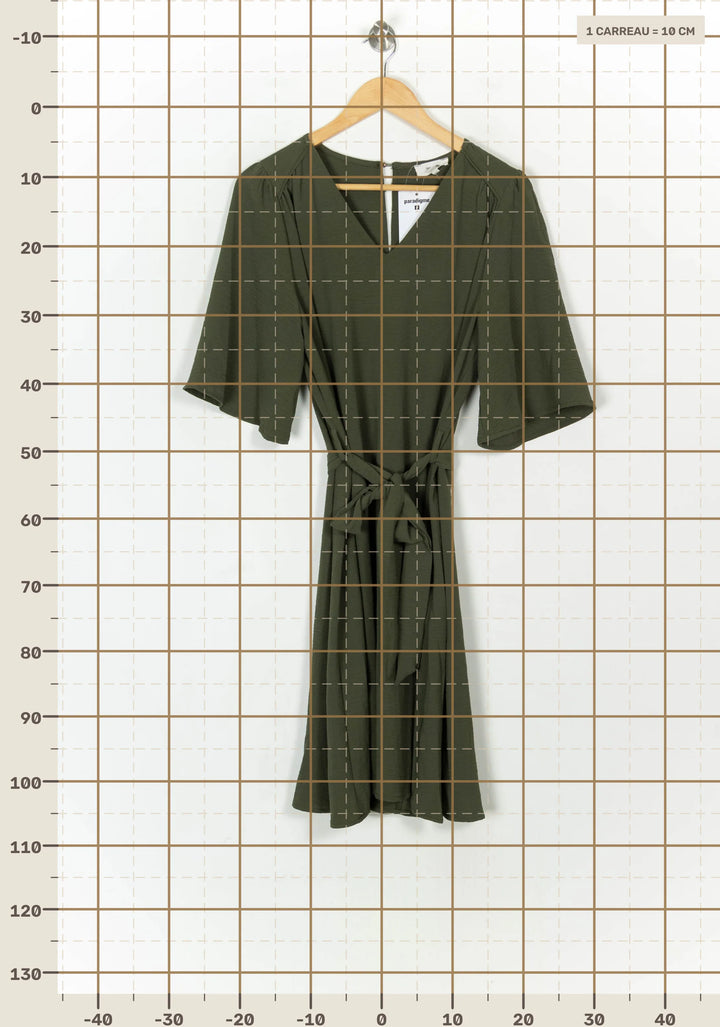 Robe Portefeuille Verte - Taille XL/42 de la marque Grace &amp; Mila | PARAD122570 - Vendu par Paradigme - Image 4