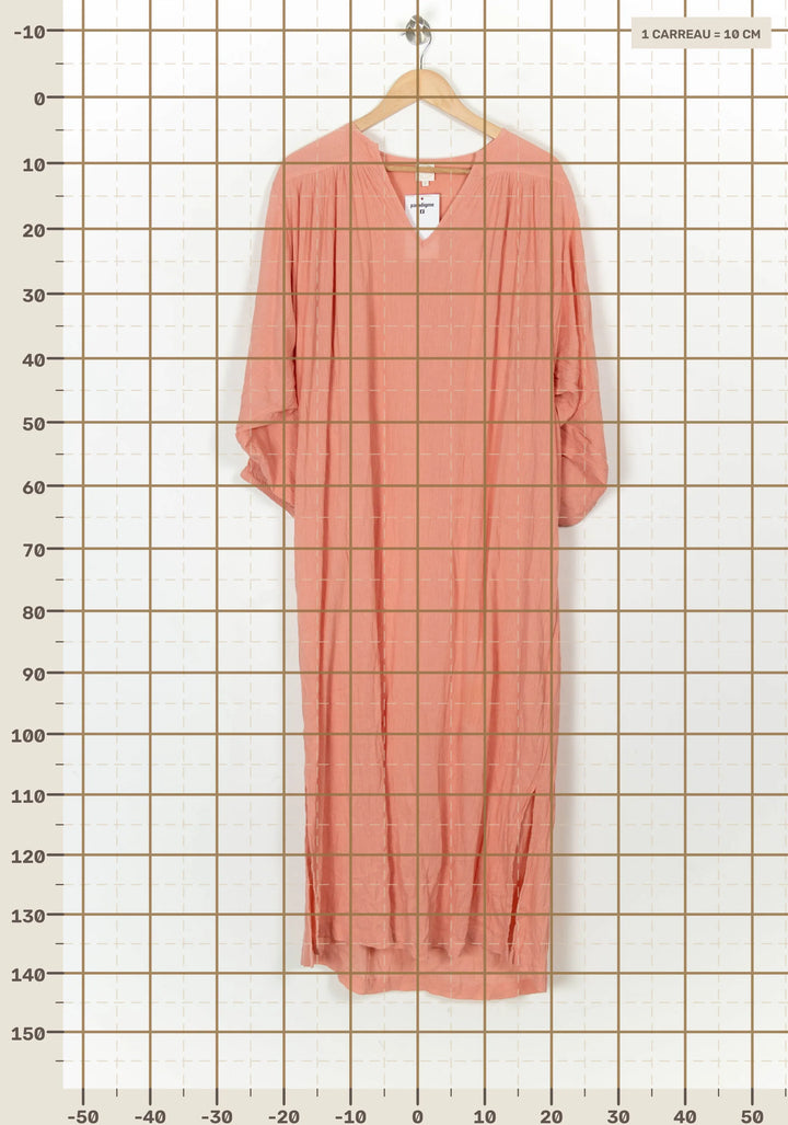 Robe Longue Rose - Taille L/40 de la marque Des petits hauts | PARAD122574 - Vendu par Paradigme - Image 4