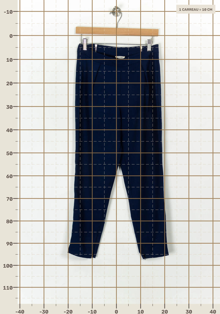 Pantalon Bleu - Taille M/38 de la marque American Vintage | PARAD122576 - Vendu par Paradigme - Image 4