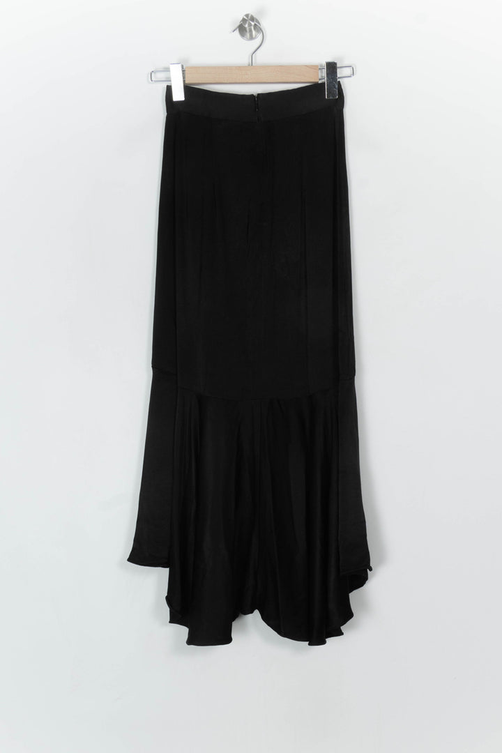 Jupe Asymétrique Noire - Taille S/36 de la marque The Kooples | PARAD122582 - Vendu par Paradigme - Image 5