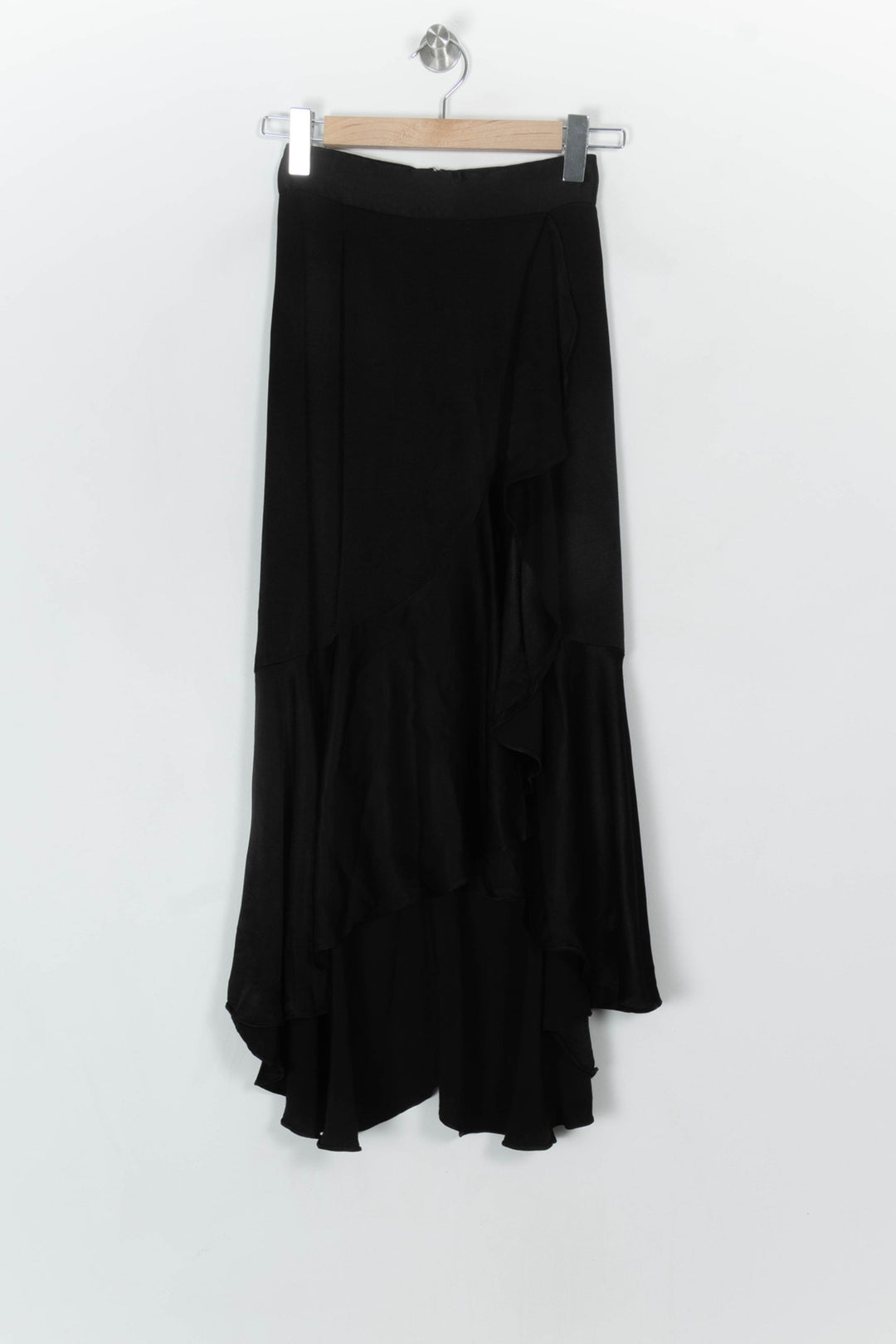 Jupe Asymétrique Noire - Taille S/36 de la marque The Kooples | PARAD122582 - Vendu par Paradigme - Image 2